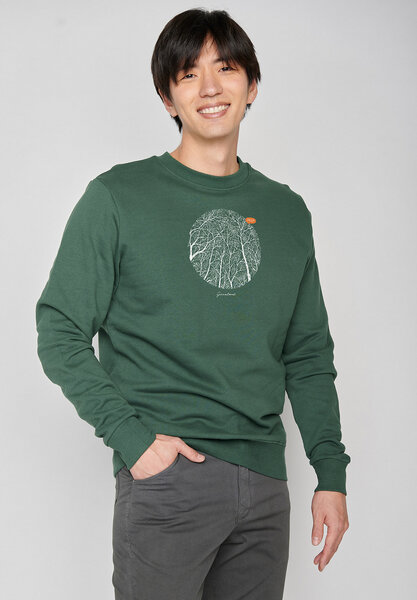 GREENBOMB Nature Forest Circle Wild - Sweatshirt für Herren von GreenBomb