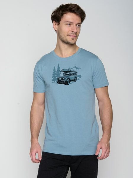 GREENBOMB Nature Getaway Guide - Sportliches T-Shirt aus Bio-Baumwolle / hochwertiger Print / GOTS / Fair & Vegan von GreenBomb