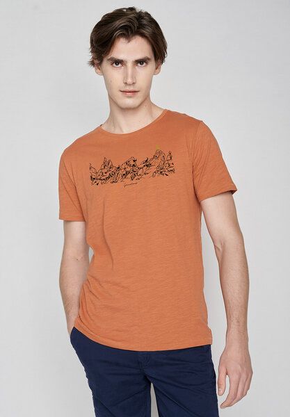 GREENBOMB Nature Goats Family Spice - Lässiges T-Shirt aus Bio-Baumwolle / hochwertiger Print / Fair & Vegan von GreenBomb