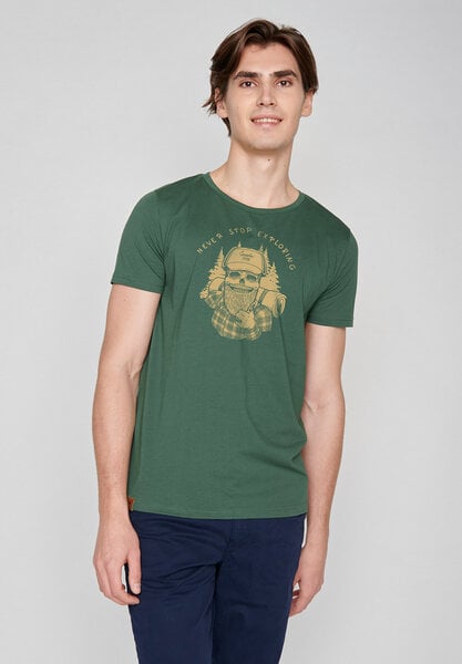 GREENBOMB Nature Never Stop Guide - T-Shirt für Herren von GreenBomb