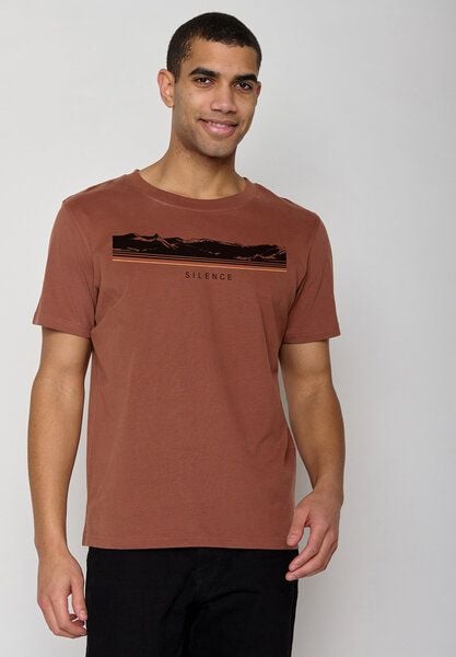 GREENBOMB Nature Silence Fusion - Lässiges T-Shirt aus Bio-Baumwolle / hochwertiger Print / GOTS / Fair & Vegan von GreenBomb