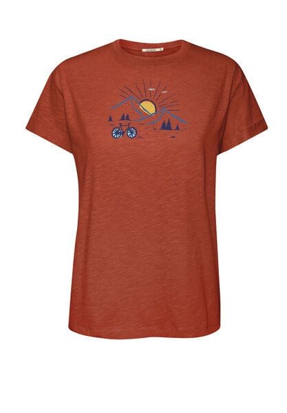 GREENBOMB Nature Sunset Ride Stop - Lässiges T-Shirt aus Bio-Baumwolle / hochwertiger Print / GOTS / Fair & Vegan von GreenBomb