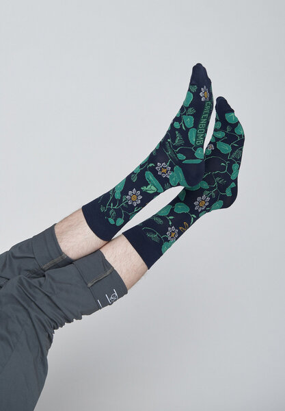 GREENBOMB Nature Waterlilly - Socken für Unisex von GreenBomb