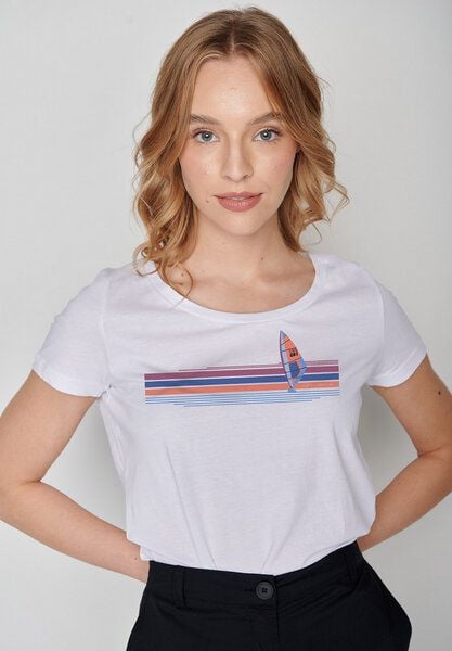 GREENBOMB Nature Windsurf Loves - Lässiges T-Shirt aus Bio-Baumwolle / hochwertiger Print / Fair & Vegan von GreenBomb