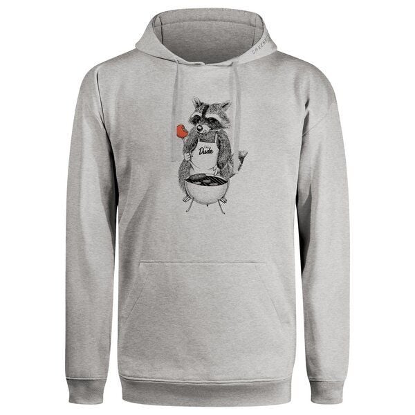 GREENBOMB Print Hoodie Animal BBQ Joy von GreenBomb