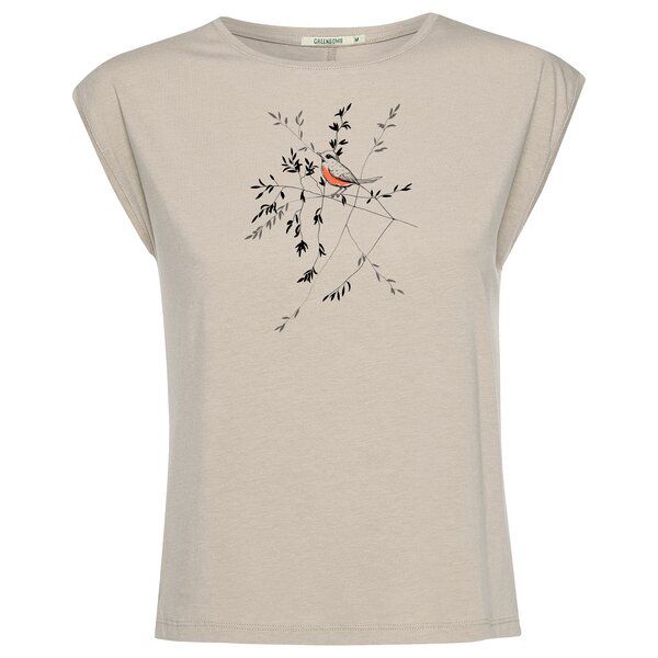 GREENBOMB Print T-Shirt Animal Bird Branch von GreenBomb