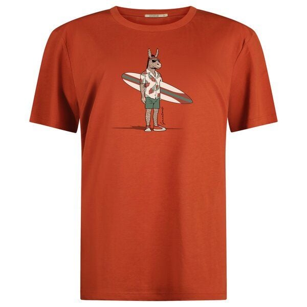 GREENBOMB Print T-Shirt Animal Donkey Surf Guide von GreenBomb