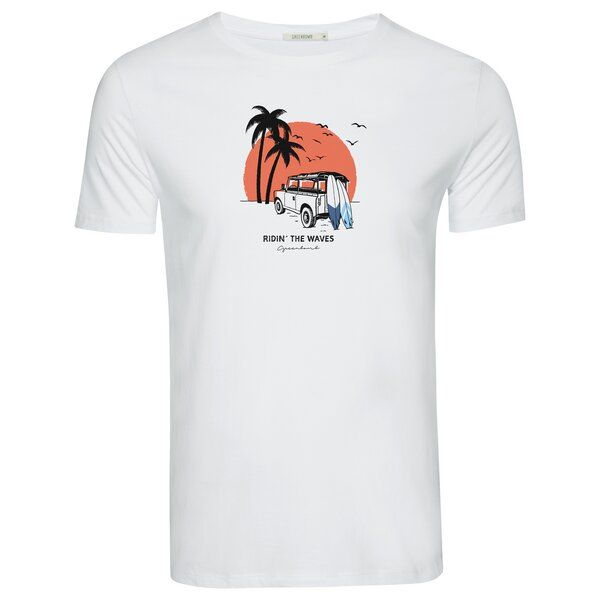 GREENBOMB Print T-Shirt Nature Car Surf Guide von GreenBomb