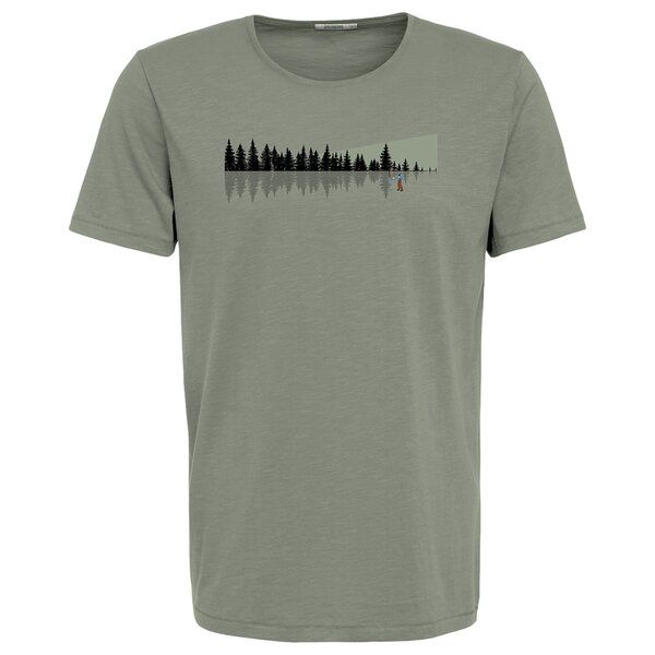 GREENBOMB Print T-Shirt Nature Ice Fishing von GreenBomb