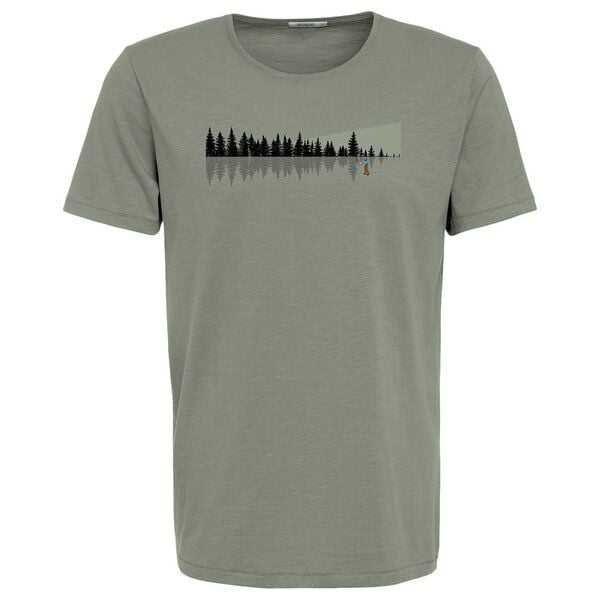 GREENBOMB Print T-Shirt Nature Ice Fishing von GreenBomb