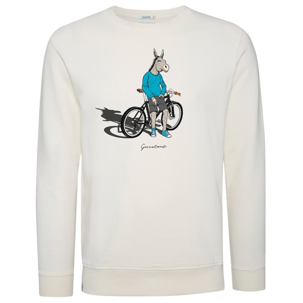 GreenBomb - Animal Donkey Bike Summer Wild - Sweatshirts - Pullover Gr M weiß von GreenBomb