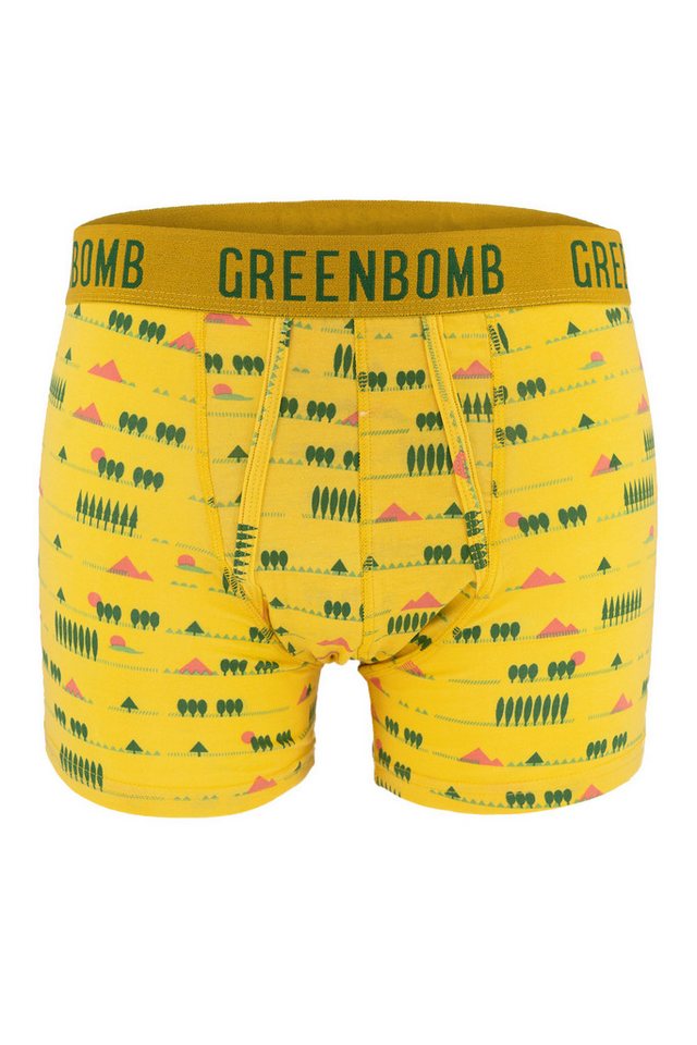 GreenBomb Boxer Nature Triangles von GreenBomb
