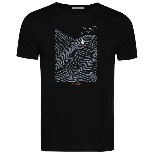 GreenBomb - Nature Sea Vibes Guide T-Shirt - T-Shirt Gr XXL schwarz von GreenBomb