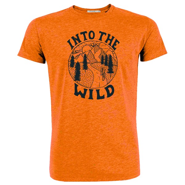 GreenBomb - Nature Wild Bike Guide - T-Shirts - T-Shirt Gr S orange von GreenBomb