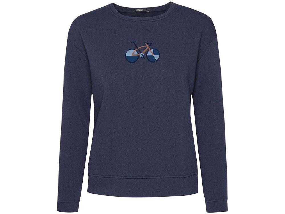 GreenBomb Rundhalspullover GREENBOMB Bio-Damen-Sweatshirt 'Bike Forms' mit Ru GreenBomb Rundhalspullover GREENBOMB Bio-Damen-Sweatshirt 'Bike Forms' mit Ru von GreenBomb