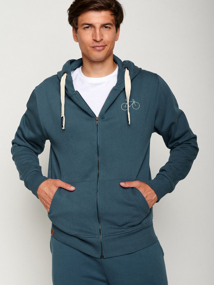 GreenBomb Sommerjacke Rank Bike Single Motiv Fahrrad nomapping von GreenBomb