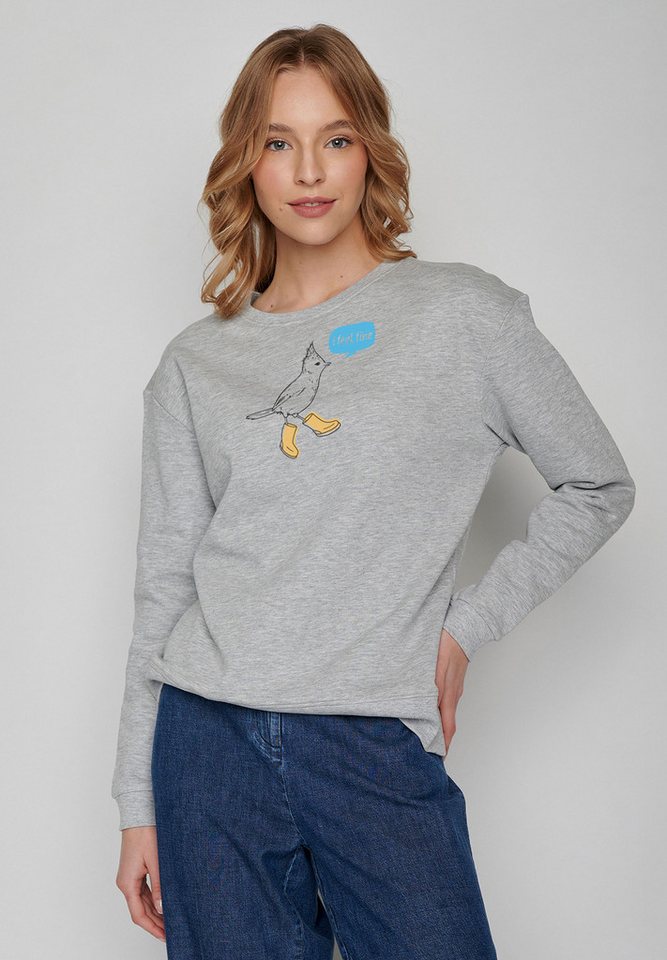 GreenBomb Sweatshirt Animal Bird Fine von GreenBomb