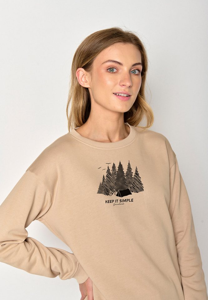 GreenBomb Sweatshirt Nature Camping von GreenBomb
