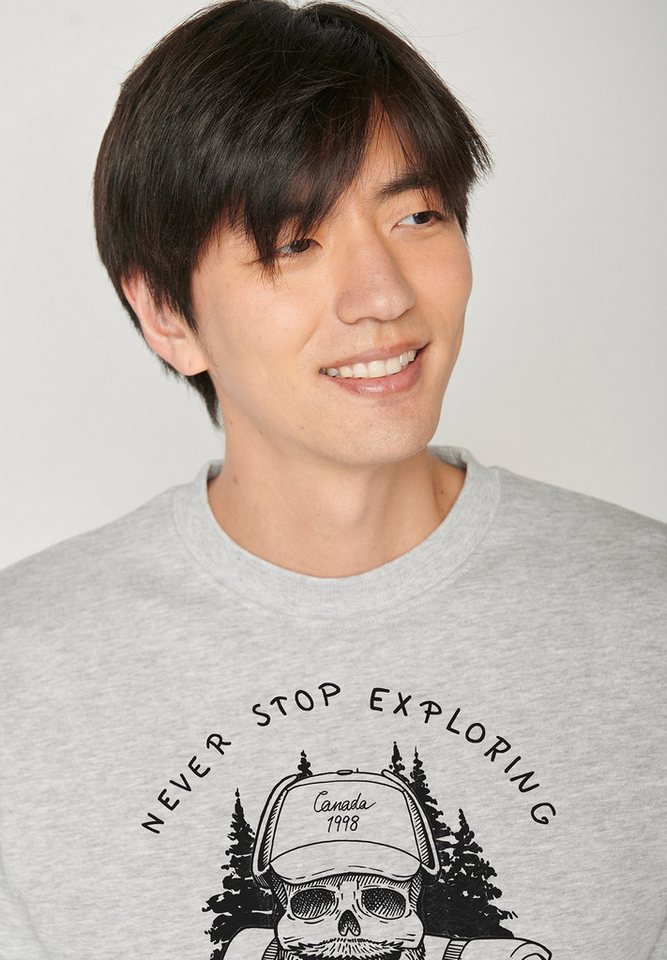 GreenBomb Sweatshirt Nature Never Stop von GreenBomb