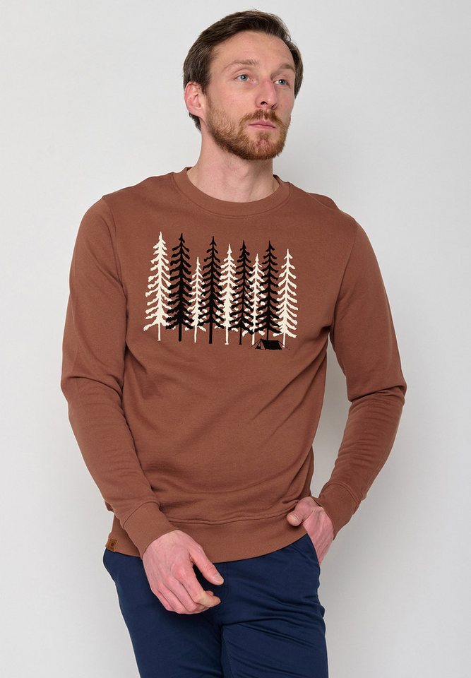 GreenBomb Sweatshirt Nature Wood Camp von GreenBomb