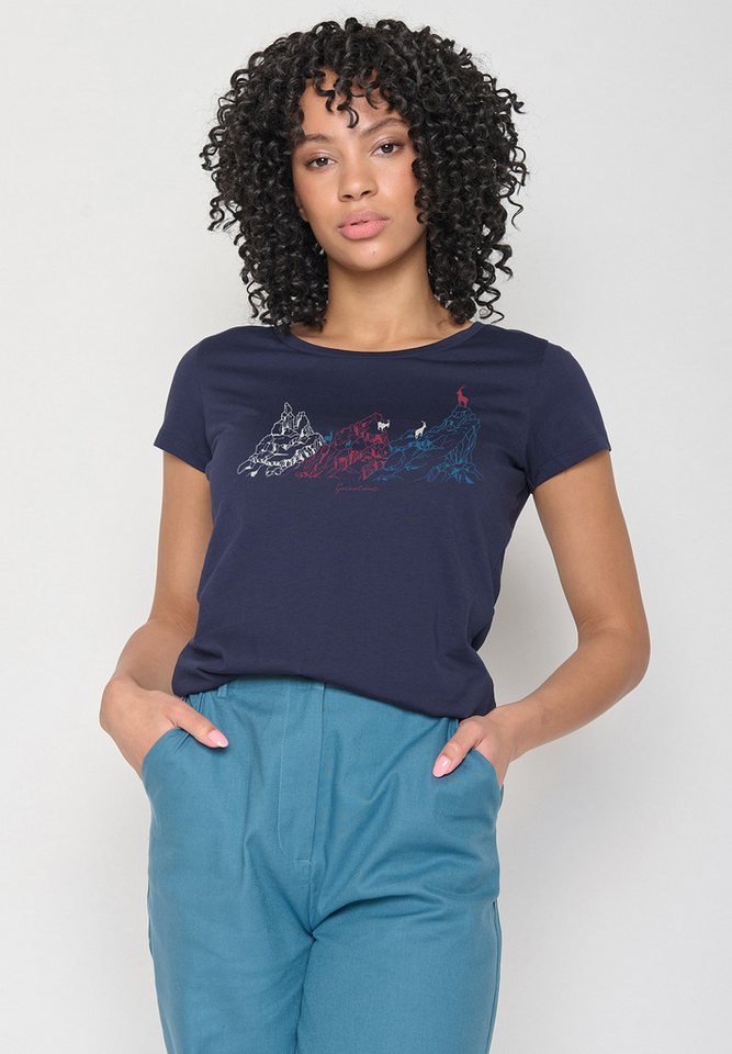GreenBomb T-Shirt Animal Goat Mountains von GreenBomb