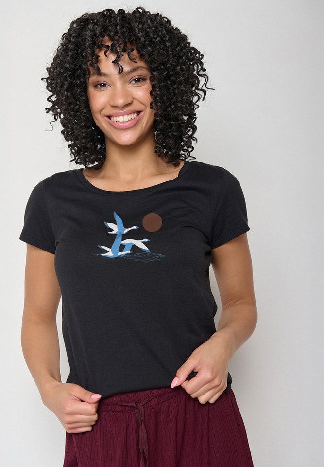 GreenBomb T-Shirt Animal Goose Family (1-tlg) von GreenBomb