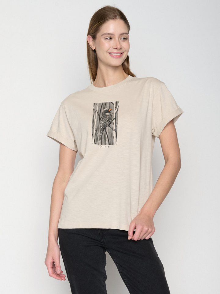 GreenBomb T-Shirt Animal Sparrow Grass (1-tlg., 1) von GreenBomb