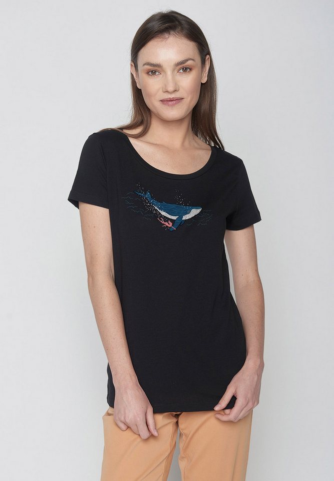 GreenBomb T-Shirt Animal Whale Dive (1-tlg) von GreenBomb