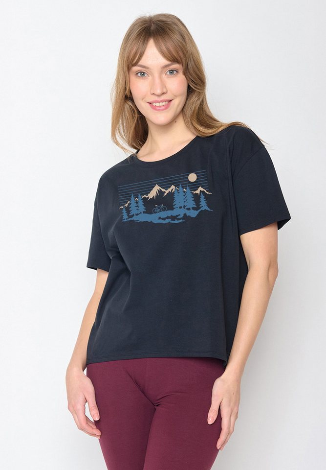 GreenBomb T-Shirt Bike Mountain Land GreenBomb T-Shirt Bike Mountain Land von GreenBomb