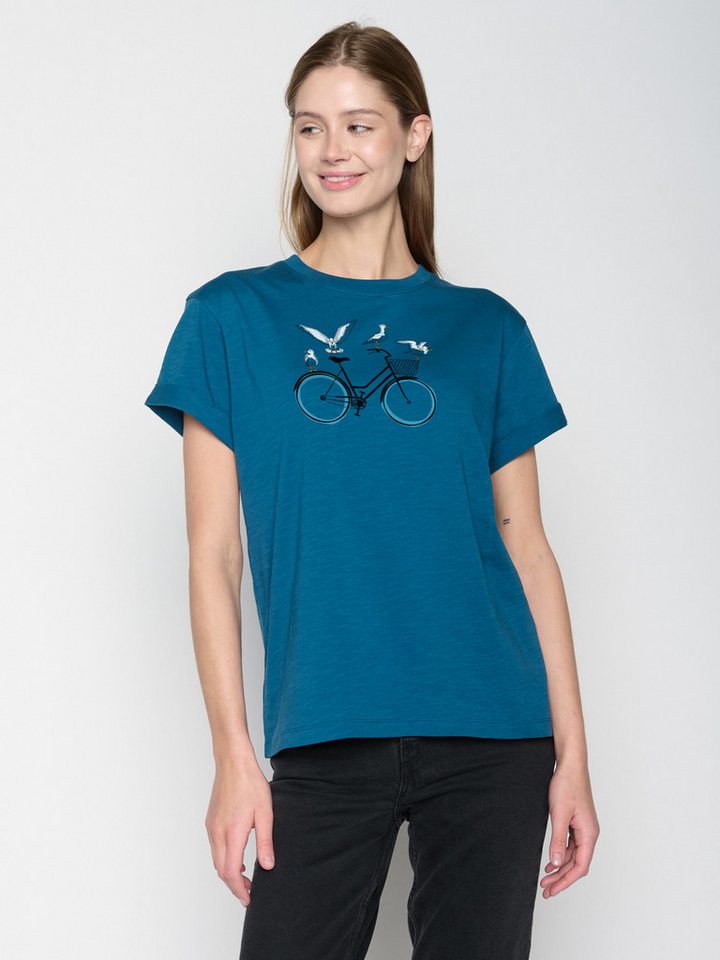 GreenBomb T-Shirt Bike Seagulls (1-tlg) von GreenBomb