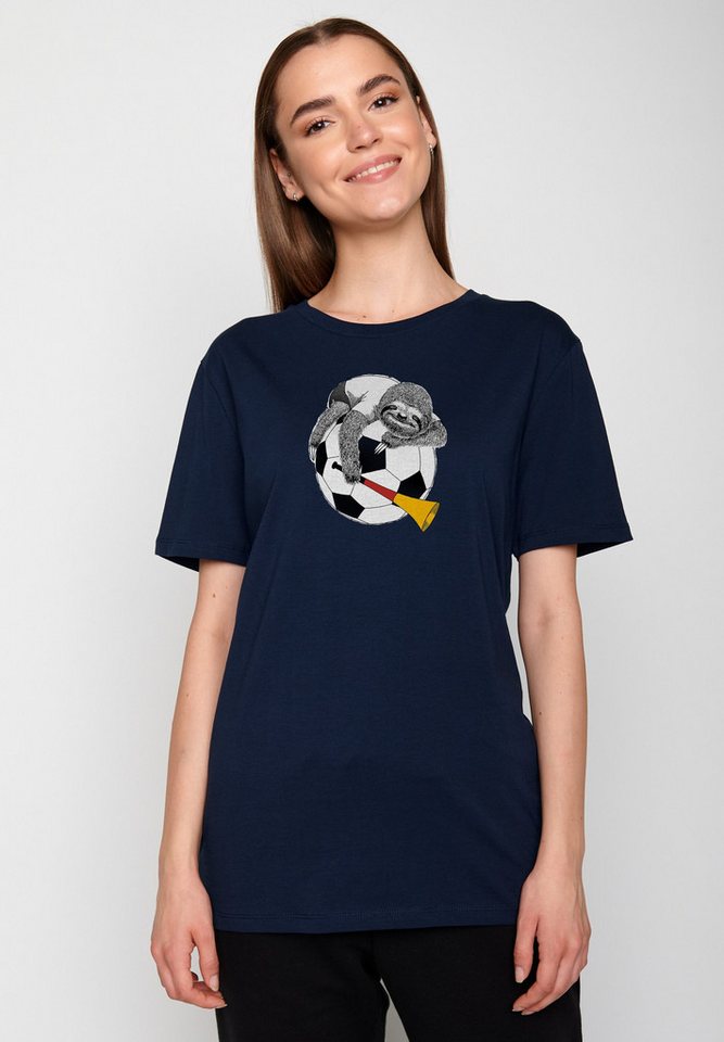 GreenBomb T-Shirt Football Sloth (1-tlg) von GreenBomb