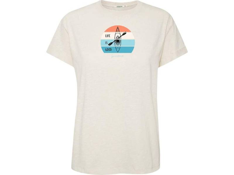 GreenBomb T-Shirt GREENBOMB Bio-Damen-T-Shirt 'Good Life' mit Rundha von GreenBomb