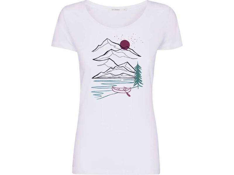 GreenBomb T-Shirt GREENBOMB Bio-Damen-T-Shirt 'Mountain Trip' mit Ru von GreenBomb