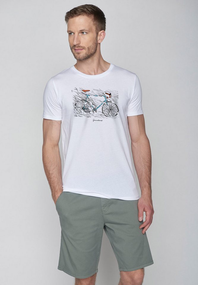 GreenBomb T-Shirt Guide Bike Storm (1-tlg., 1) Rundhalsausschnitt, Bio-Baumwolle, GOTS Zertifiziert von GreenBomb