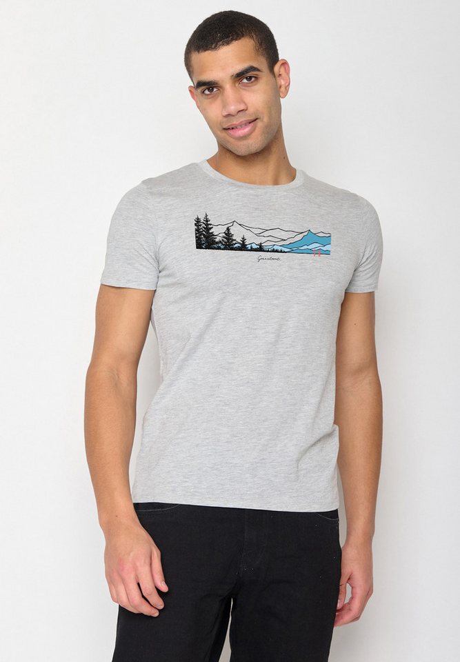 GreenBomb T-Shirt Guide Nature Hike Together (1-tlg., 1) Rundhalsausschnitt, Bio-Baumwolle, GOTS Zertifiziert von GreenBomb