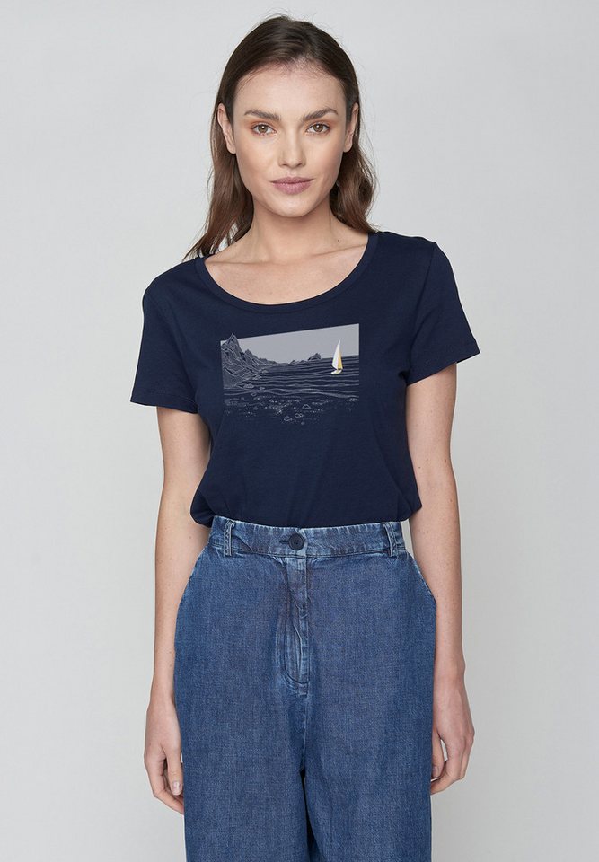 GreenBomb T-Shirt Loves Nature Set Sail (1-tlg., 1) von GreenBomb