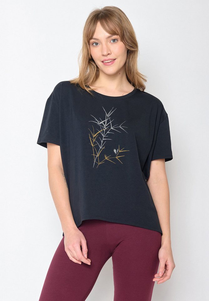 GreenBomb T-Shirt Nature Bird Reed (1-tlg) von GreenBomb