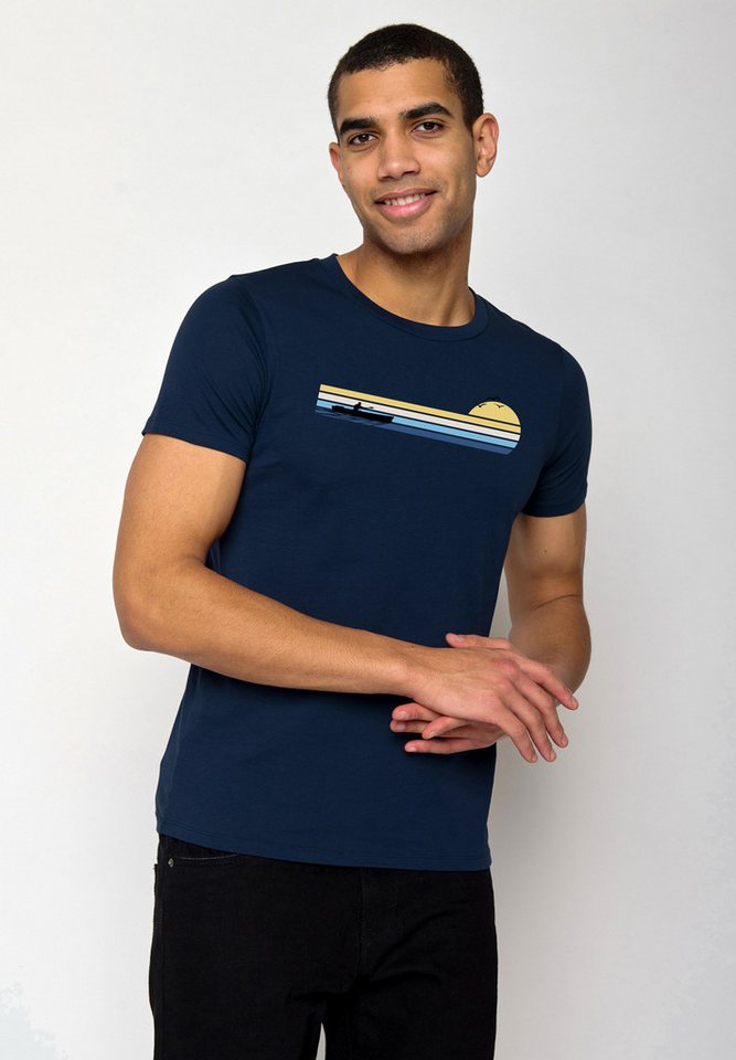 GreenBomb T-Shirt Nature Canoe River von GreenBomb