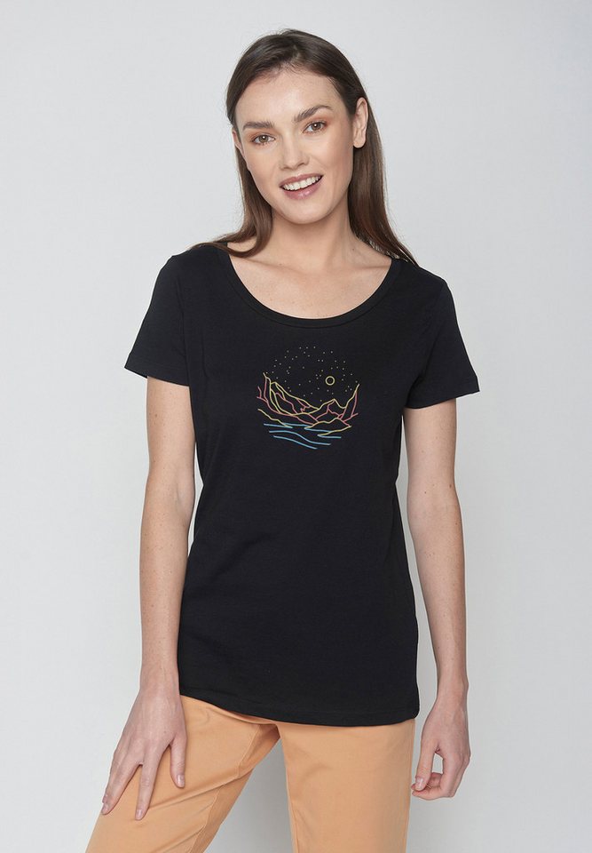GreenBomb T-Shirt Nature Mountain Stars GreenBomb T-Shirt Nature Mountain Stars von GreenBomb