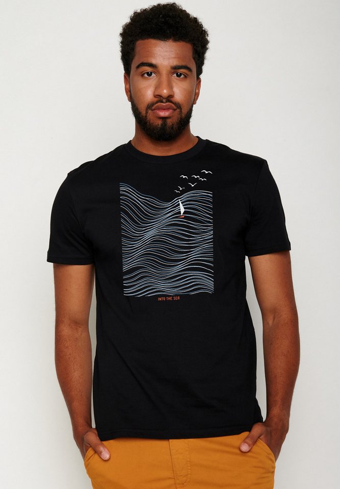 GreenBomb T-Shirt Nature Sea Vibes von GreenBomb