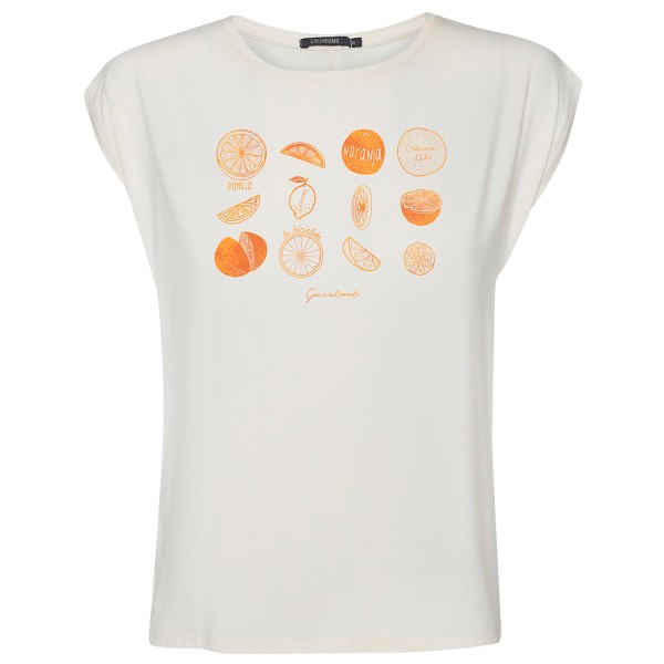 GreenBomb - Women's Bike Citrus Timid - Tops - T-Shirt Gr L weiß von GreenBomb