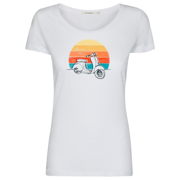 GreenBomb - Women's Lifestyle Scooter Loves - T-Shirts - T-Shirt Gr XS weiß von GreenBomb