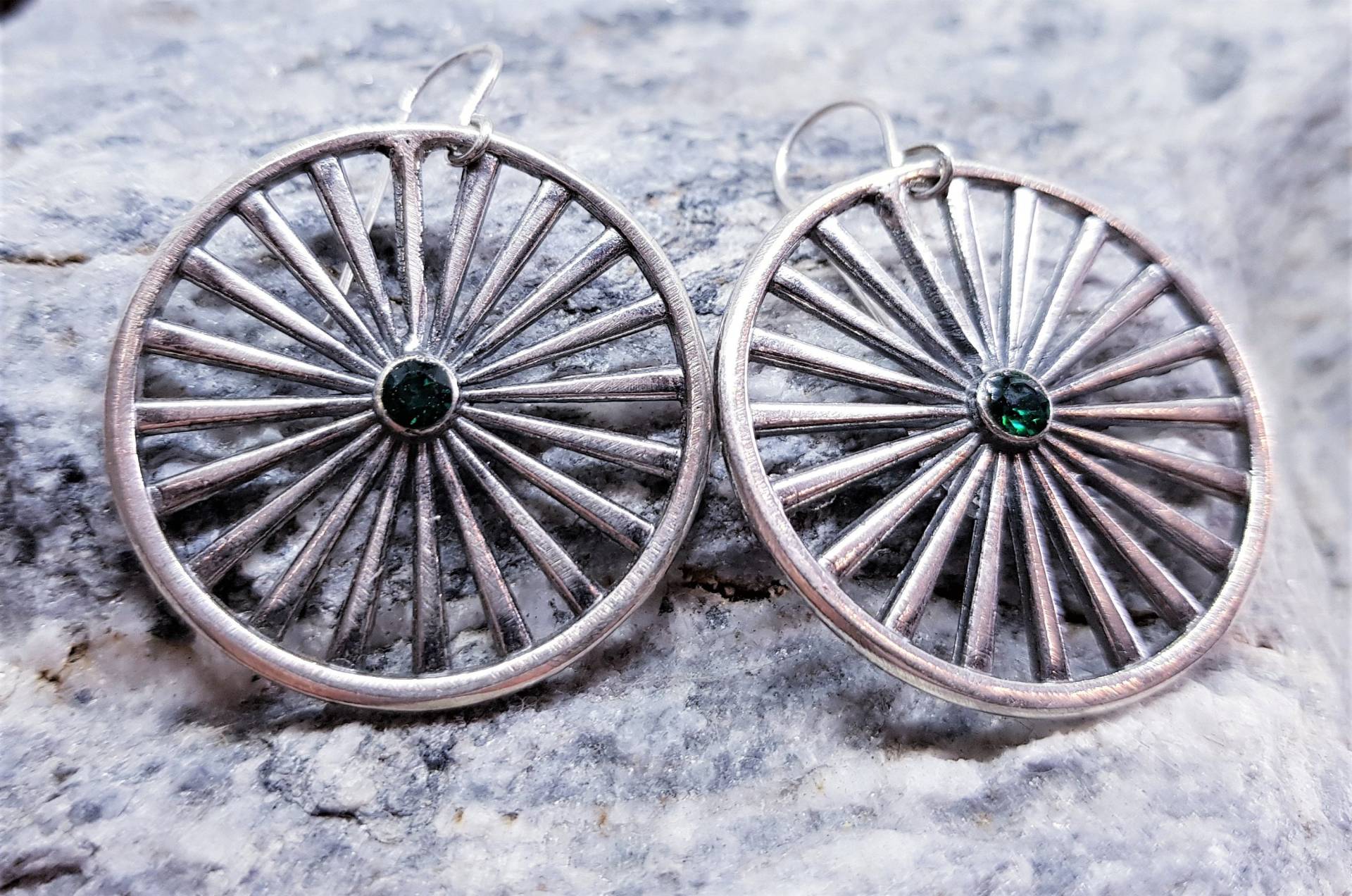 Lange Und Große Ohrringe Mit Verschiedenen Edelsteinen, Dagle Silber Oder Bronze Ohrringe, Handgefertigte Schmuck Geschenk Für Frauen von GreenCoastJewelry