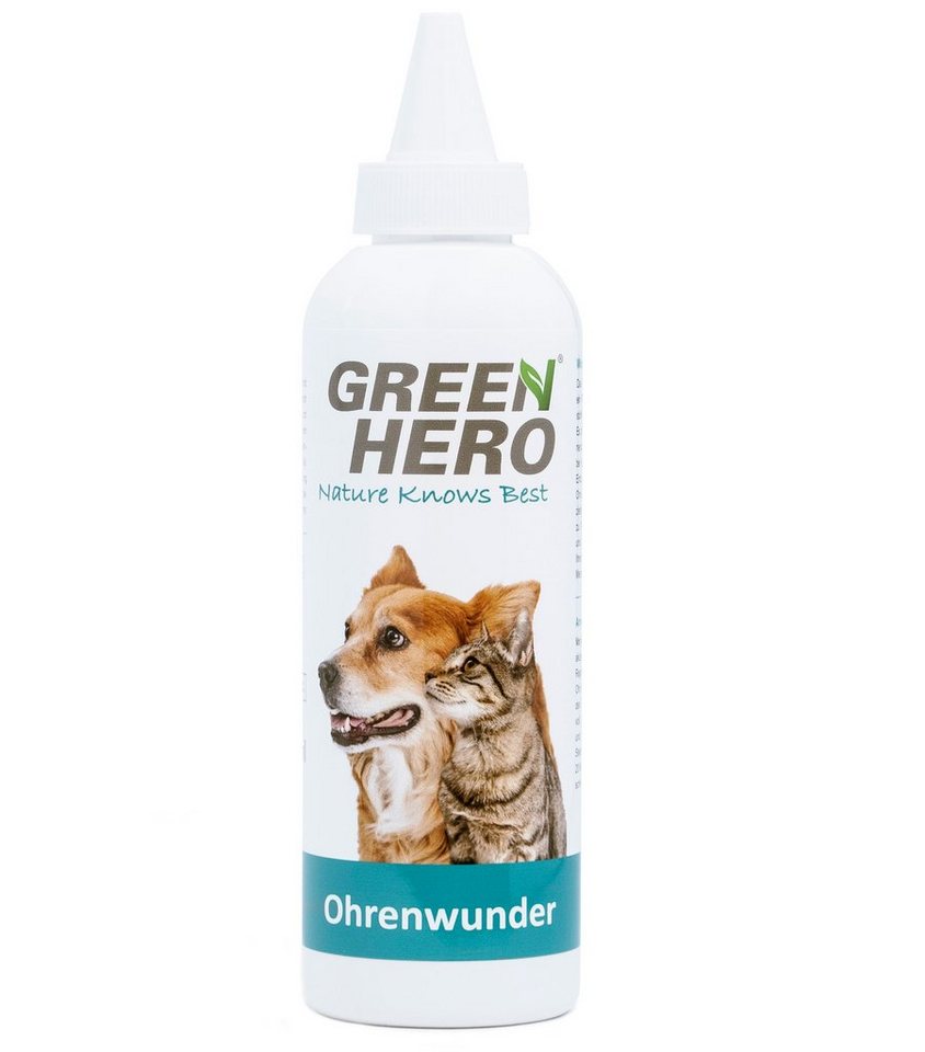 GreenHero Ohrenreiniger Ohrenwunder gegen Ohrmilben & Juckreis, 1-tlg., Ohrenpflege für Hund & Katze, bei Ohrmilben, Juckreiz, Entzündungen GreenHero Ohrenreiniger Ohrenwunder gegen Ohrmilben & Juckreis, 1-tlg., Ohrenpflege für Hund & Katze, bei Ohrmilben, Juckreiz, Entzündungen von GreenHero
