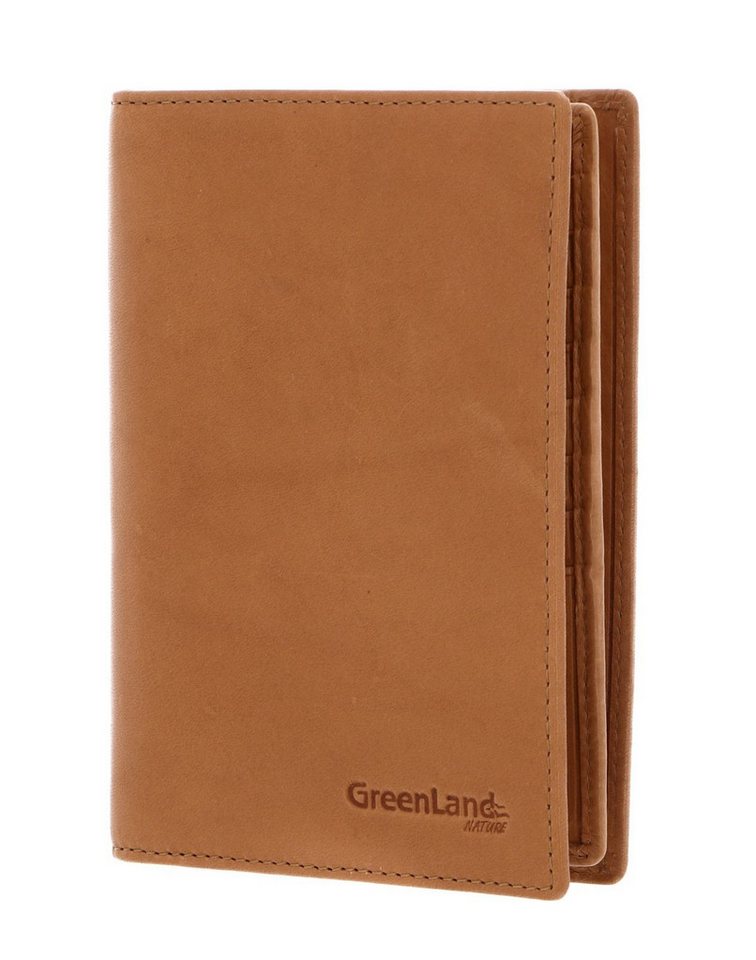 GreenLand Nature Etui Passport / Document Case, aus echtem Rindsleder mit RFID-Blocker Schutz von GreenLand Nature