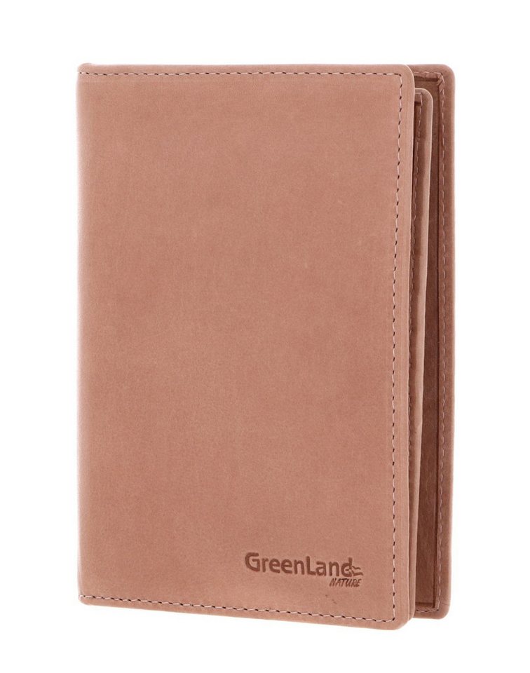GreenLand Nature Etui Passport / Document Case, aus echtem Rindsleder mit RFID-Blocker Schutz von GreenLand Nature