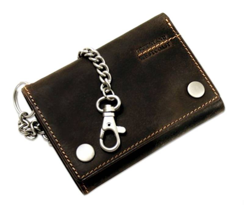 GreenLand Nature Geldbörse Biker Wallet, aus echtem Büffelleder mit RFID-Blocker Schutz von GreenLand Nature