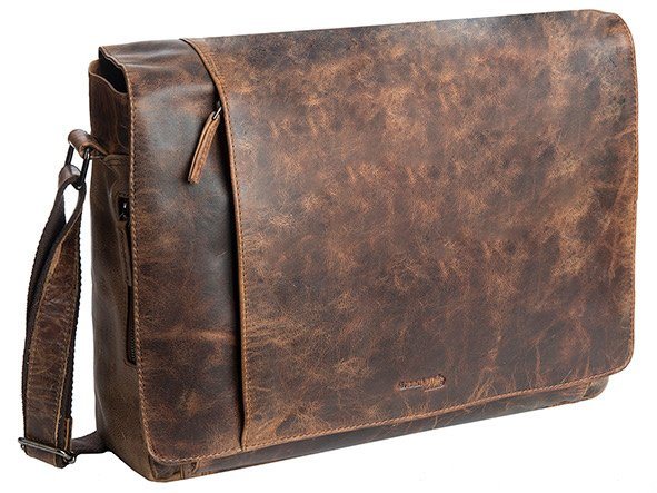 GreenLand Nature Messenger Bag, mit praktischer Einteilung von GreenLand Nature