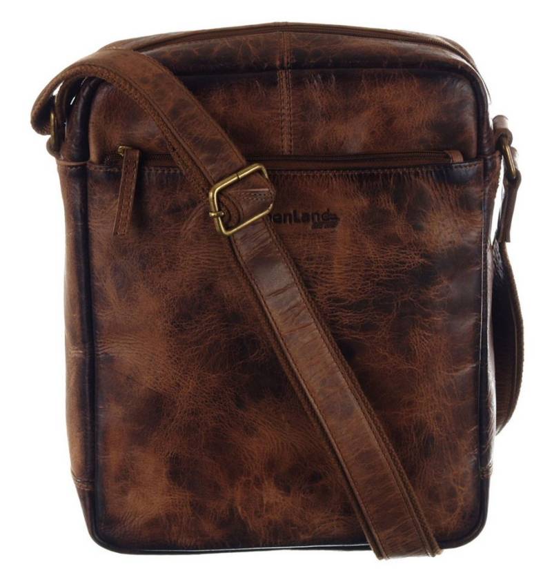 GreenLand Nature Umhängetasche Crossbody Bag, aus echtem Leder von GreenLand Nature