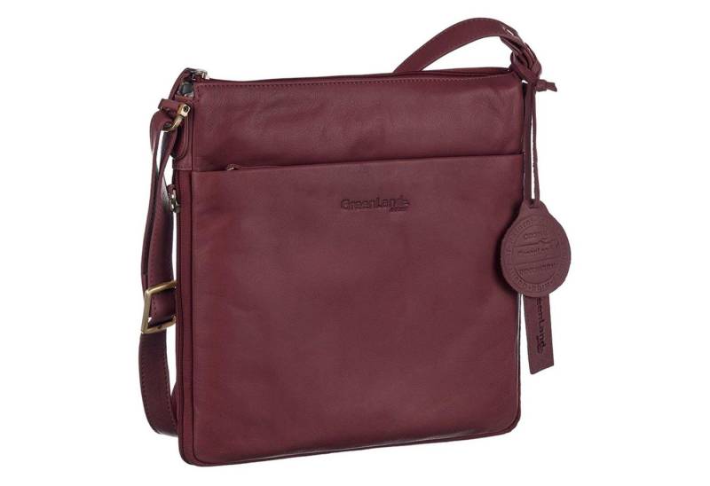 GreenLand Nature Umhängetasche Crossbody Bag, aus echtem Rindsleder von GreenLand Nature